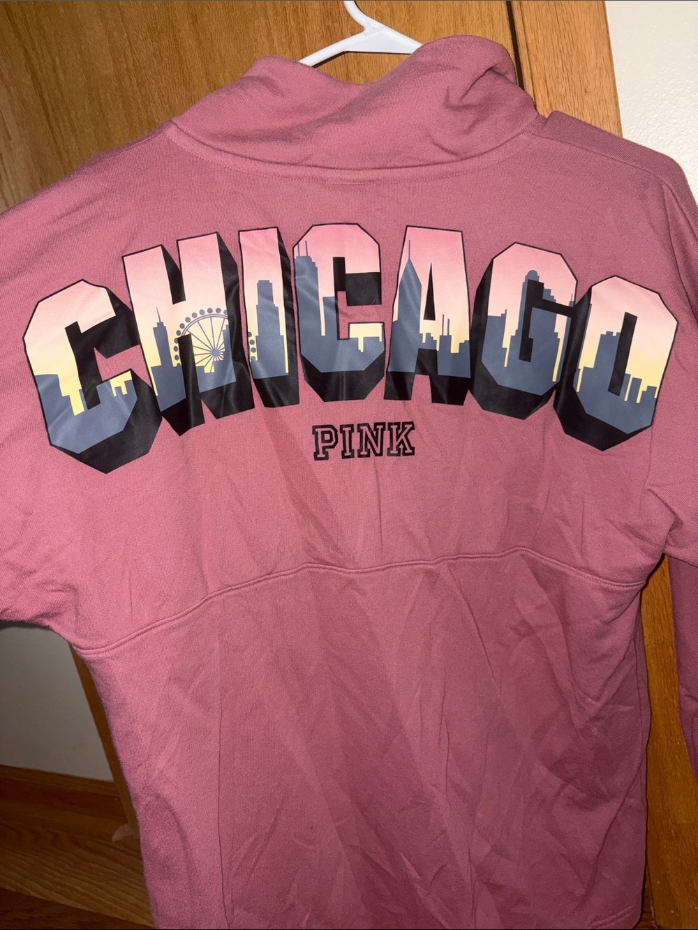 VS PINK Chicago Quarter Button Snap Front